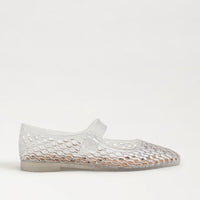 Michaela Jelly Mary Jane Flat - Clear Jelly