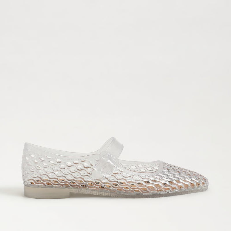 Michaela Jelly Mary Jane Flat - Clear Jelly – Lansky Bros.