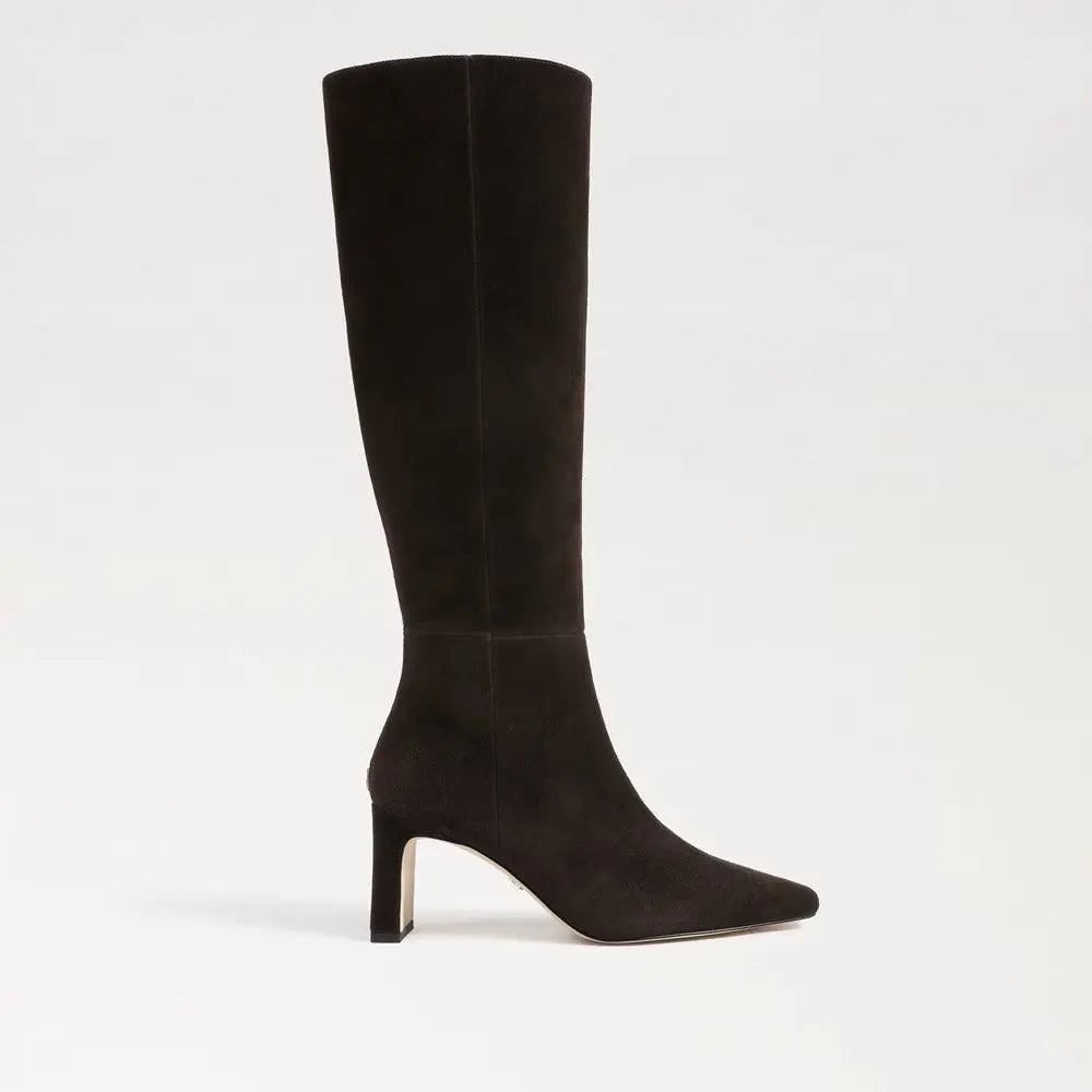 Sylvia Knee High Boots – Chocolate Suede | Sam Edelman Tall Boots
