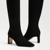 Sylvia Knee High Boots - Black Suede Sam Edelman