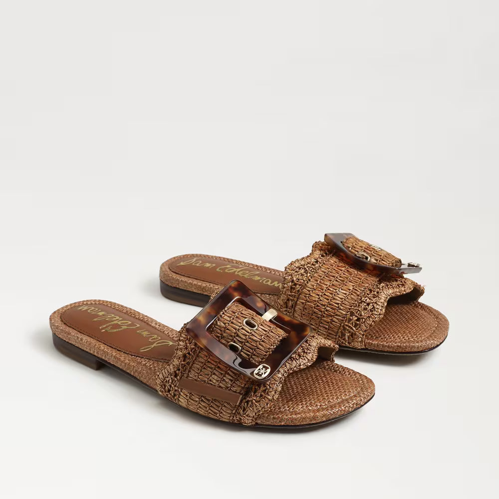 Bambie Raffia Slide Sandal