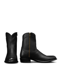 The Dean Zip Boot - Midnight/Cowhide
