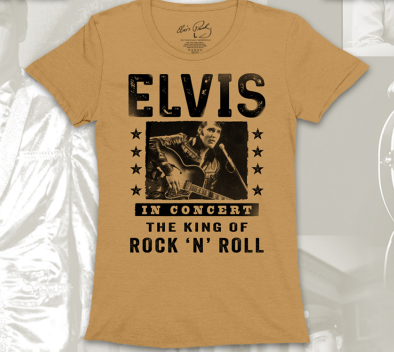 Ladies Elvis In Concert Tee