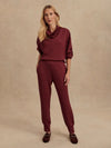 The Slim Cuff Pant 25" - New Maroon VARLEY