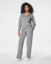 AirEssentials Half Zip - Medium Heather Grey