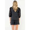 Eyelet Detail Top THML