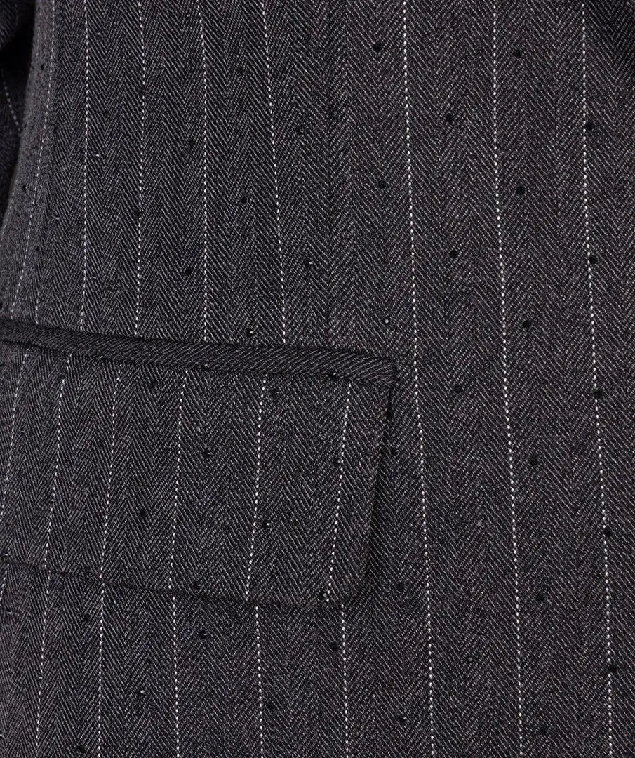 Pinstriped Studded Blazer ESQUALO