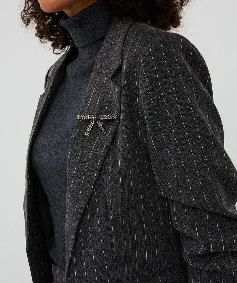 Pinstriped Studded Blazer ESQUALO