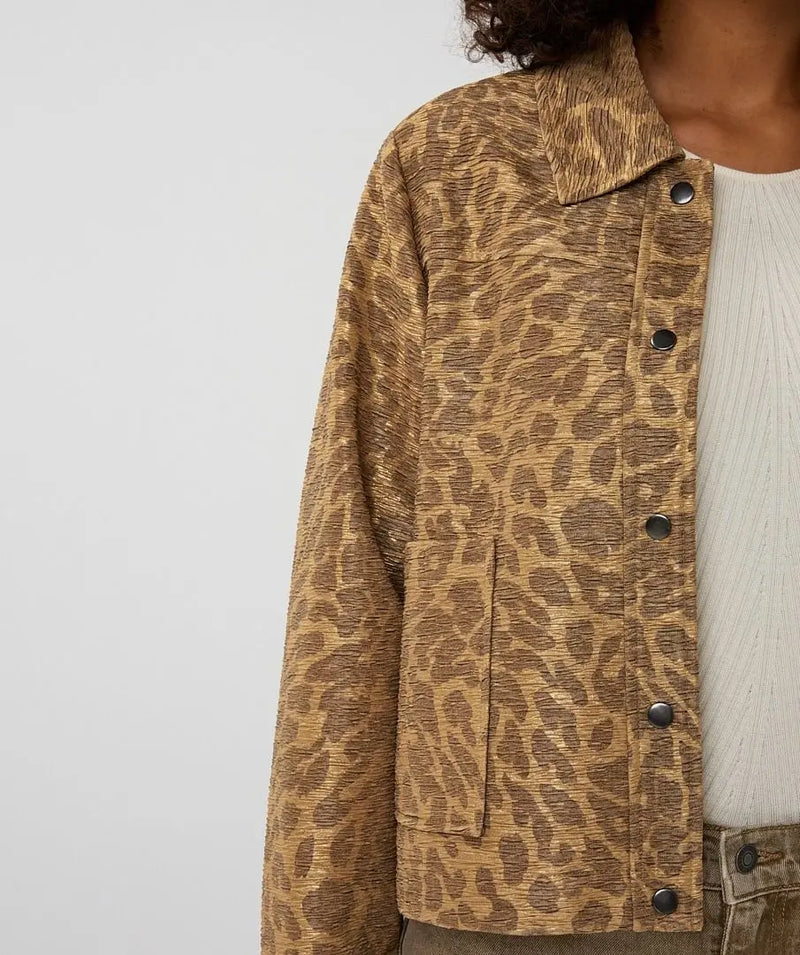 Metallic Leopard Jacket ESQUALO