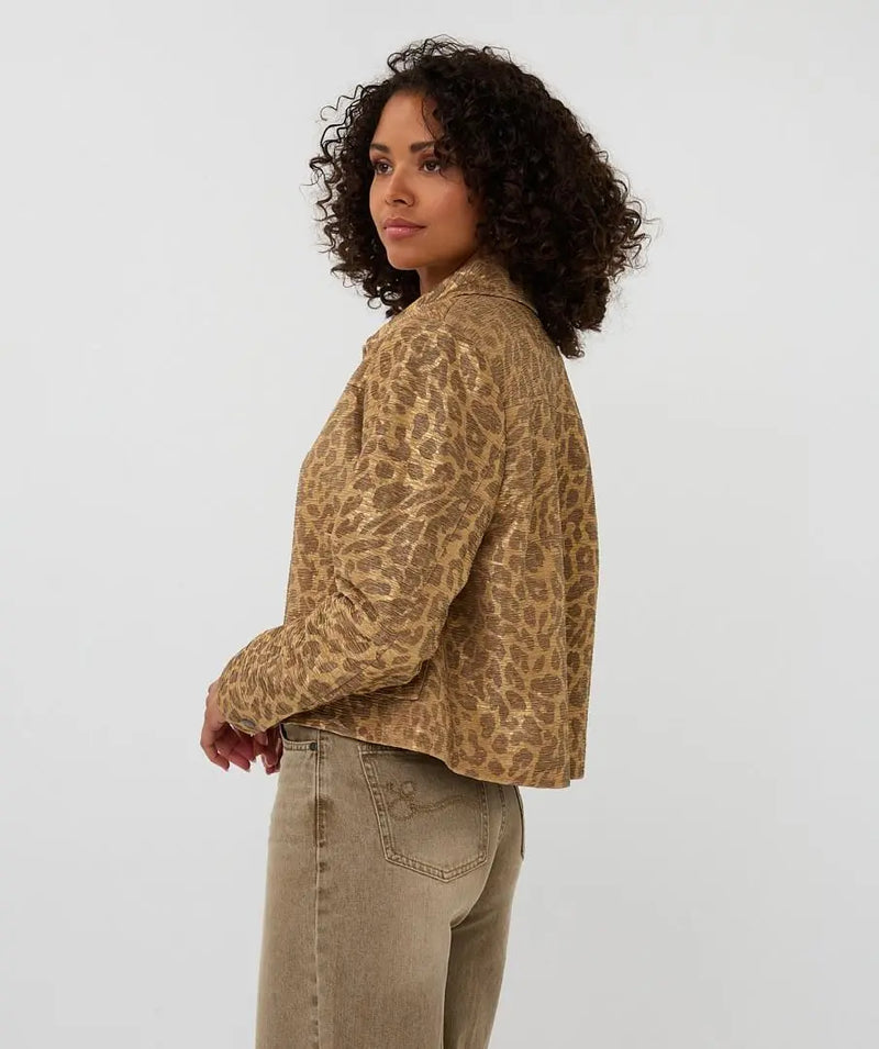 Metallic Leopard Jacket ESQUALO