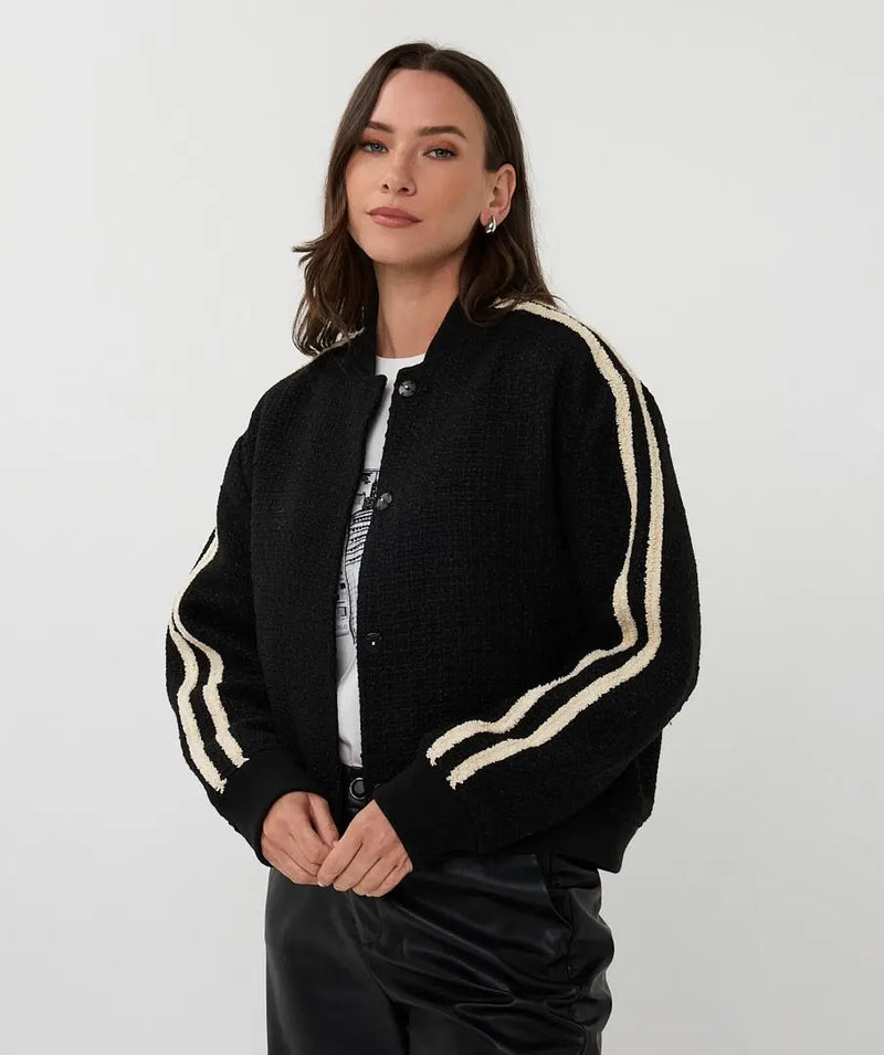 Tweed Bomber Jacket ESQUALO