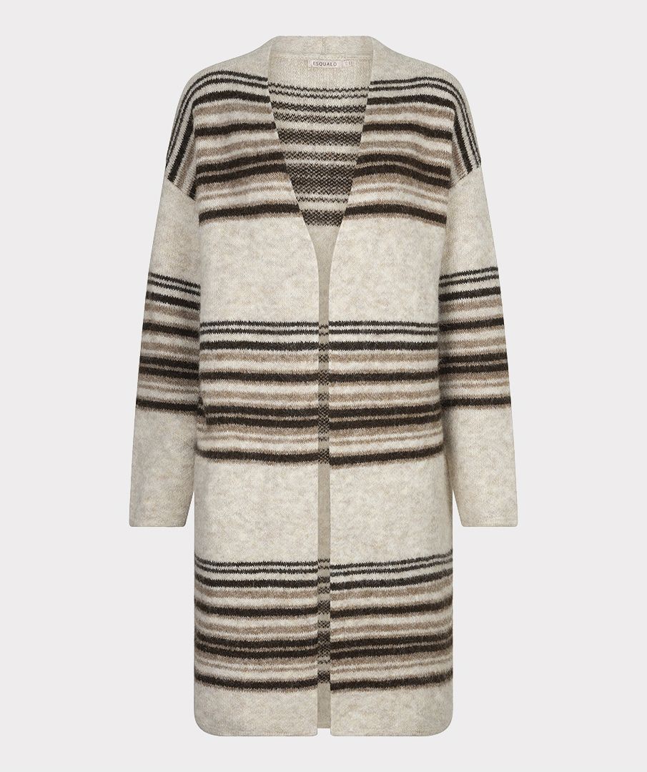 Horizontal Striped Cardigan