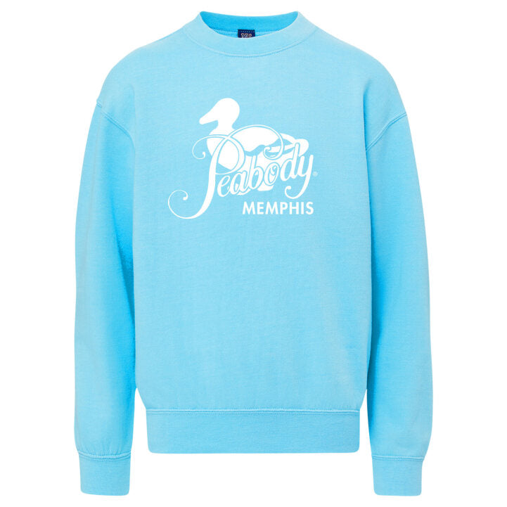 Youth Peabody Crewneck - Cali Blue