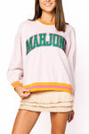 Rhinestone 'Mahjong' Sweatshirt Queen of Sparkles
