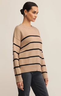 BOYFRIEND STRIPED SWEATER Z Supply