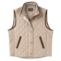 Greenville Diamond Quilted Nylon Vest - Khaki