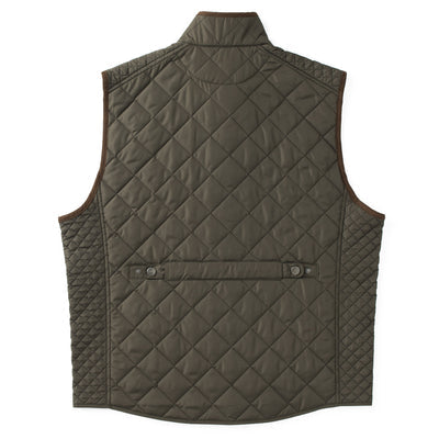 Greenville Diamond Quilted Nylon Vest - Loden
