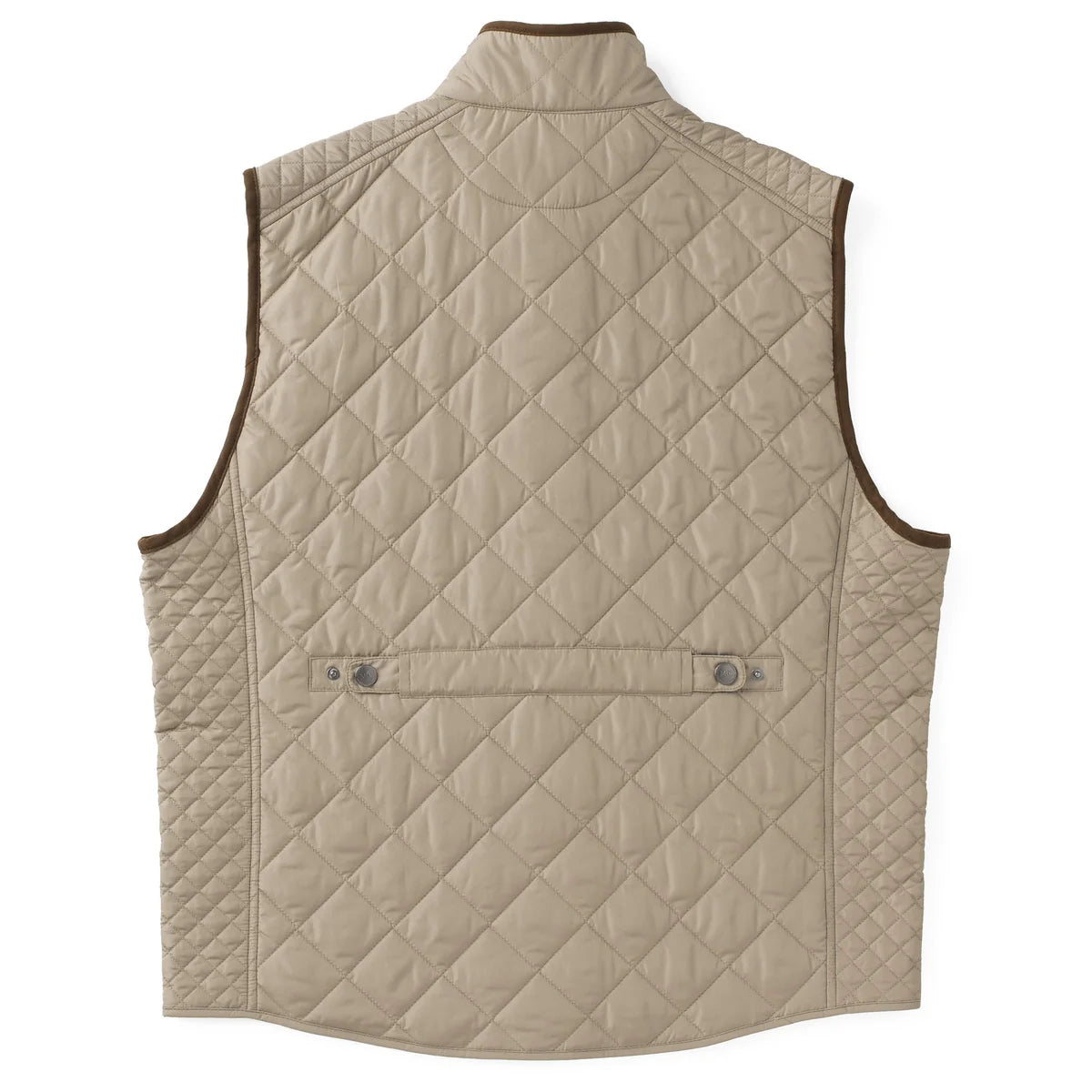 Greenville Diamond Quilted Nylon Vest - Dark Khaki
