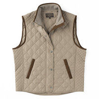 Greenville Diamond Quilted Nylon Vest - Dark Khaki