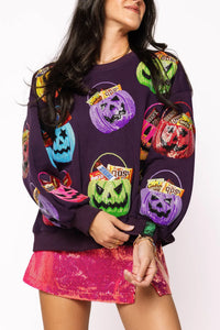 Dark Purple Halloween Baskets Queen of Sparkles