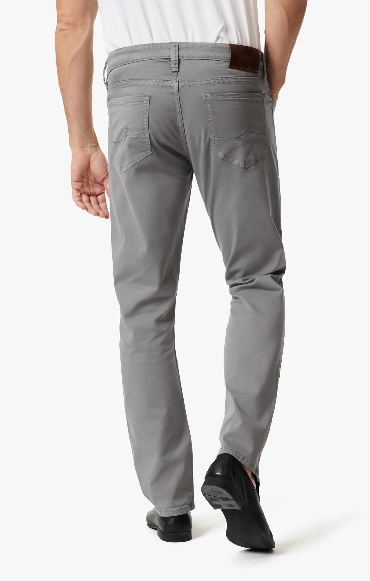 Relaxed Straight Leg Pants - Shark Twill