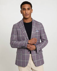 Purple Plaid Sport Coat