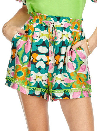 Mosaic Bloom Shorts JOY JOY