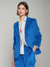 Blue Corduroy Blazer