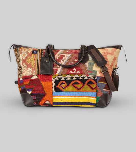 Kilim Weekender Bag - Lansky Bros. | Res Ipsa