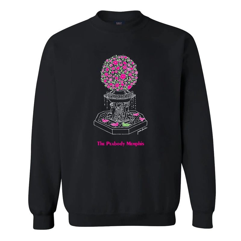 Lansky X Justin Bowles Fountain Sweatshirt - Black Lansky Bros.