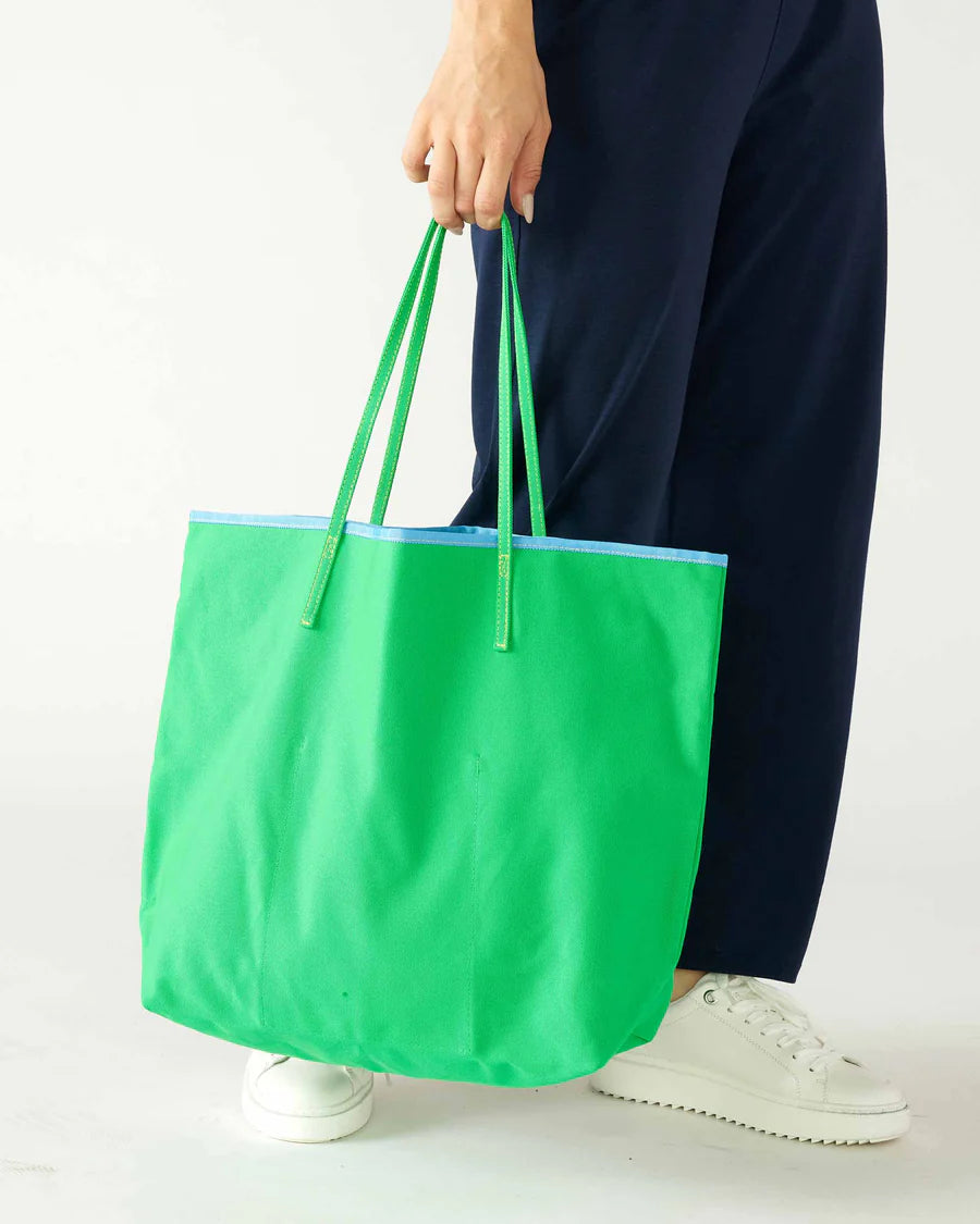 Le Canvas Tote - Kelly Green