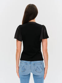 Maren Flutter Top - Black