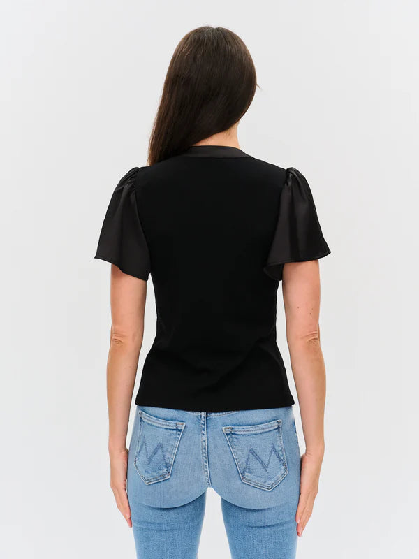 Maren Flutter Top - Black