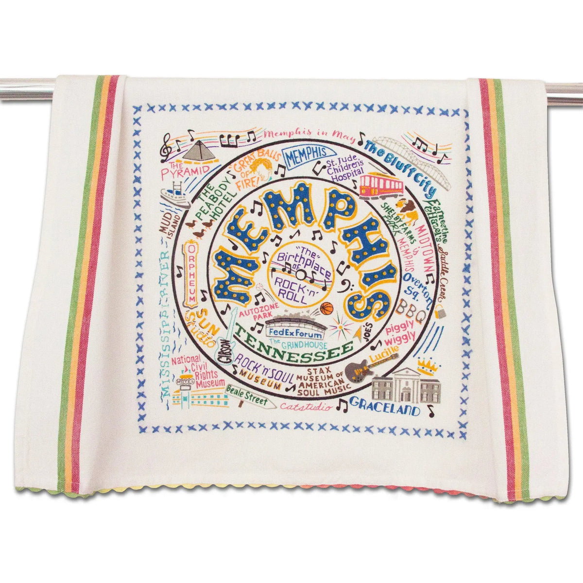 Memphis Dish Towel Catstudio