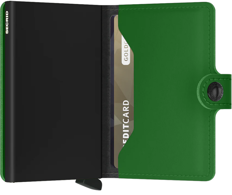 Matt Bright-Green Miniwallet