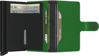 Matt Bright-Green Miniwallet