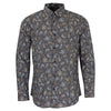 Morris Madrid Paisley Sport Shirt - Smoke Lords of Harlech