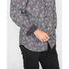 Morris Madrid Paisley Sport Shirt - Smoke Lords of Harlech