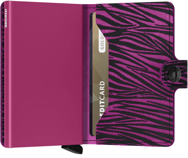 Zebra Fuchsia Miniwallet