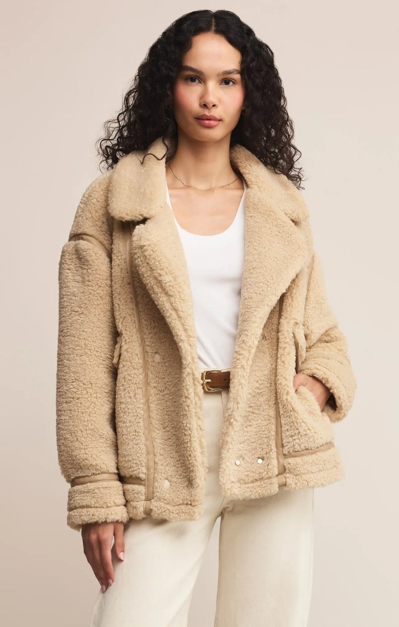 Ari Fossil Sherpa Coat Z Supply