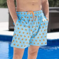 Rubber Duckie - Lined Swim Trunks 6.5"