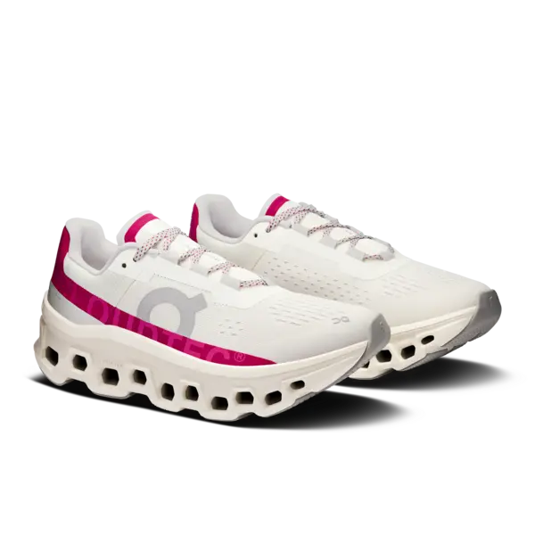 Women's Cloudmonster | Ivory & Grenadine ON Running