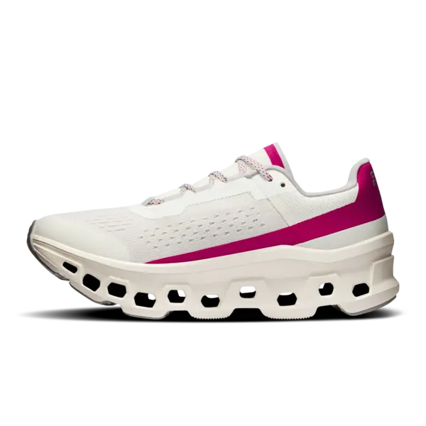 Women's Cloudmonster | Ivory & Grenadine ON Running
