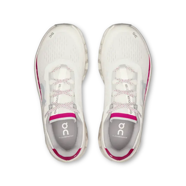 Women's Cloudmonster | Ivory & Grenadine ON Running