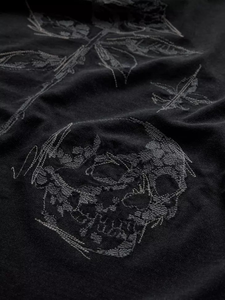 Rose and Skull Tee