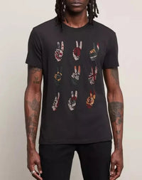 MULTI PEACE HAND TEE