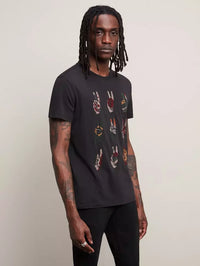 MULTI PEACE HAND TEE