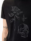 Rose and Skull Tee