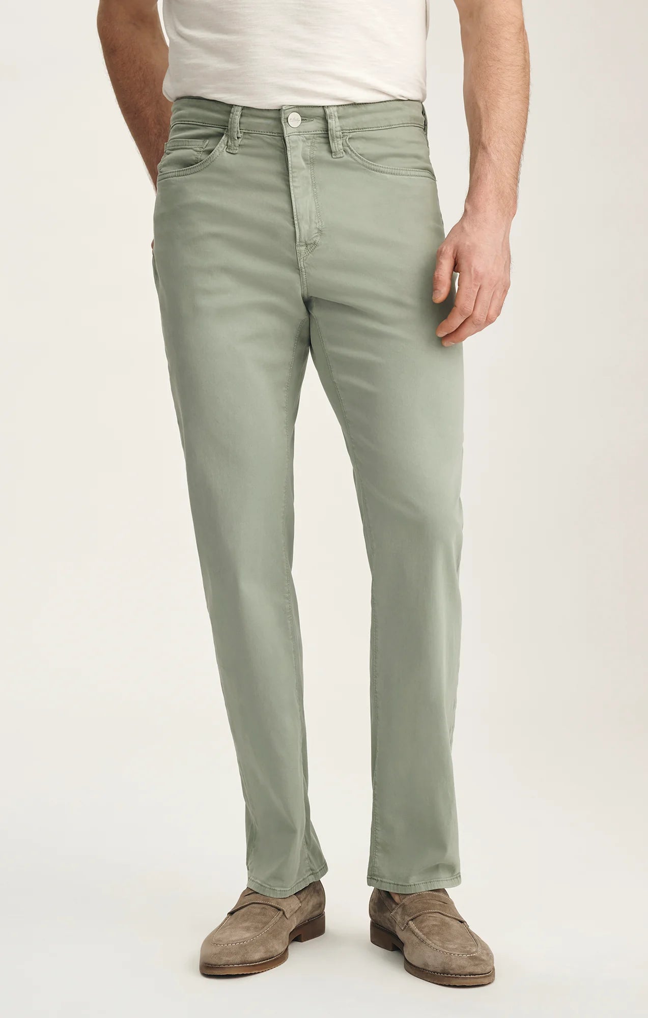 Straight Leg Pants - Iceberg Twill