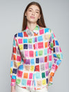 Donia Multicolor Watercolor Shirt